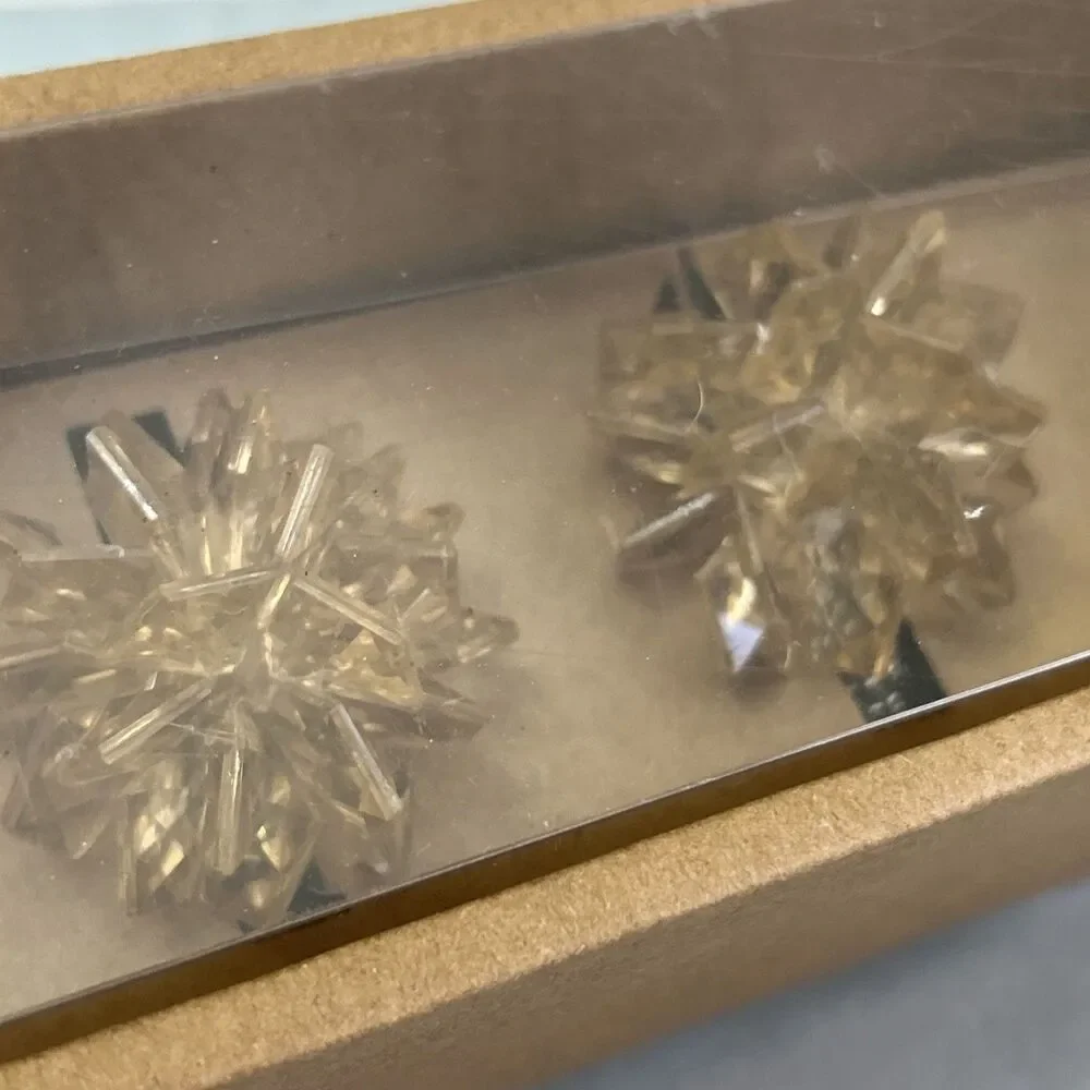 Pottery Barn Crystal Napkin Rings Set Of Four